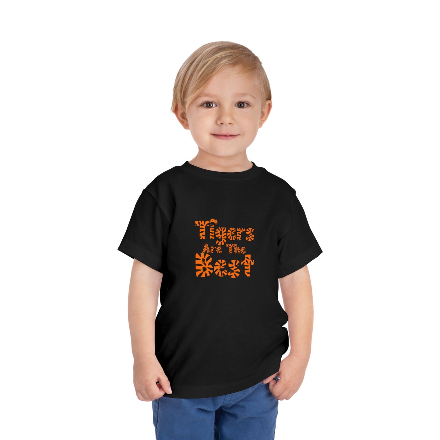 "Tigers Are the Best" Toddler Tee - Tiger Print Kids' T- Shirt