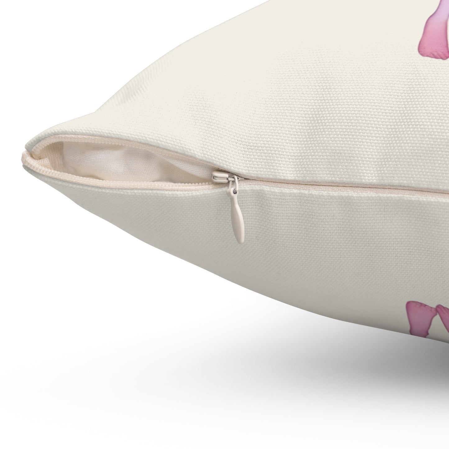 Blossom Ember Fairy Decorative Pillow — Watercolor Garden Sprite Throw Pillow