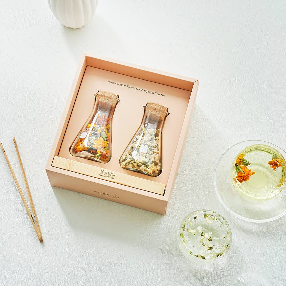 🌼 Housewarming Flower Tea Gift Set