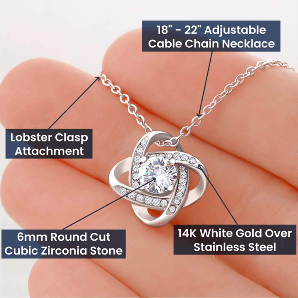 💖 Heart-to-Heart Pendant Necklace: Non-Message Card Edition