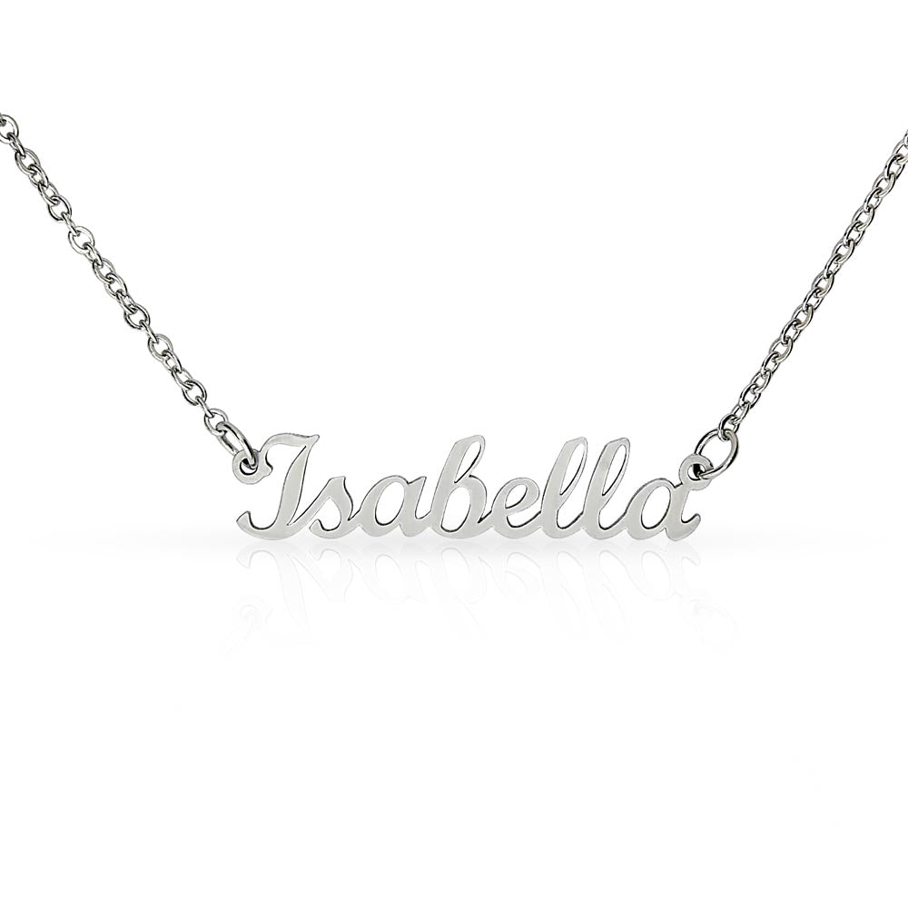 Custom Name Necklace - No Message Card