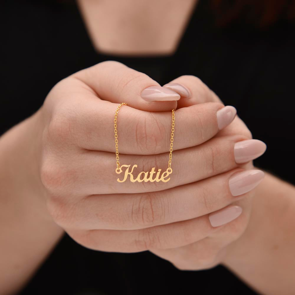 Custom Name Necklace - No Message Card