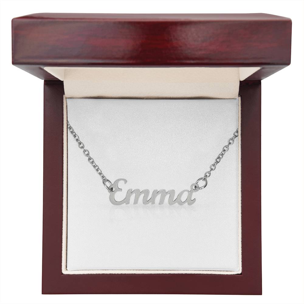 Custom Name Necklace - No Message Card