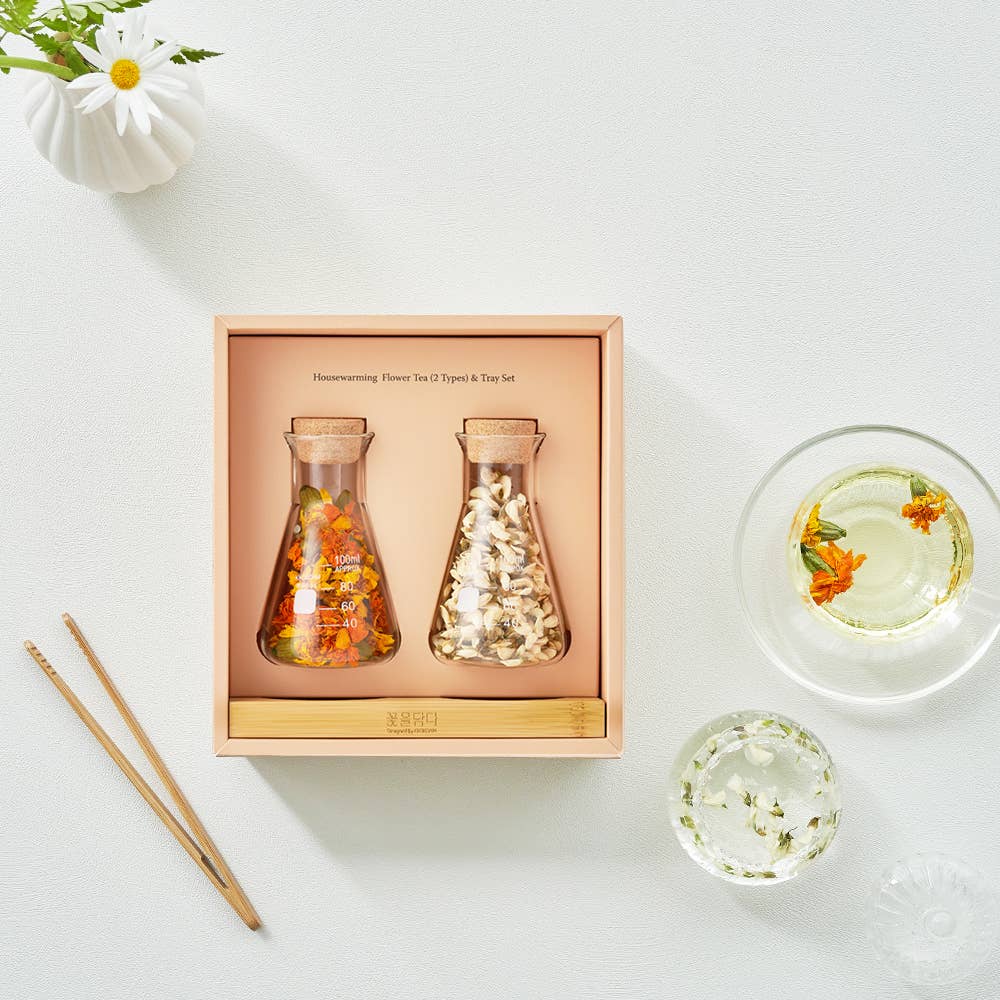 🌼 Housewarming Flower Tea Gift Set