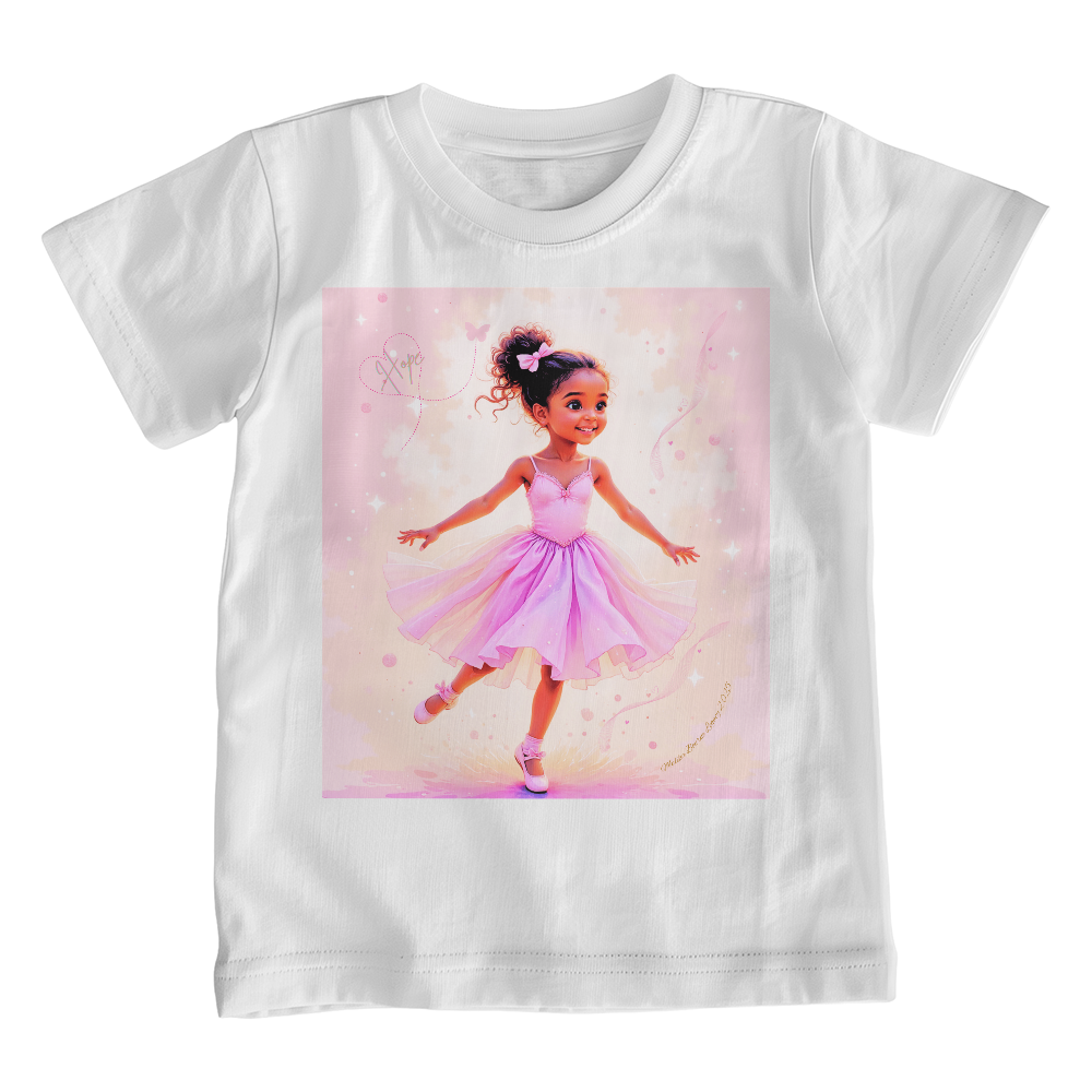 Gifts for Girls: Pastel Pink Ballerina with Sister Names