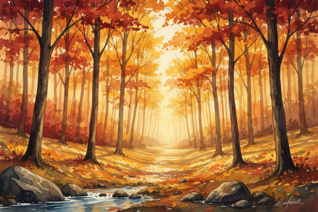 Fall Color Code for Adult T-shirts