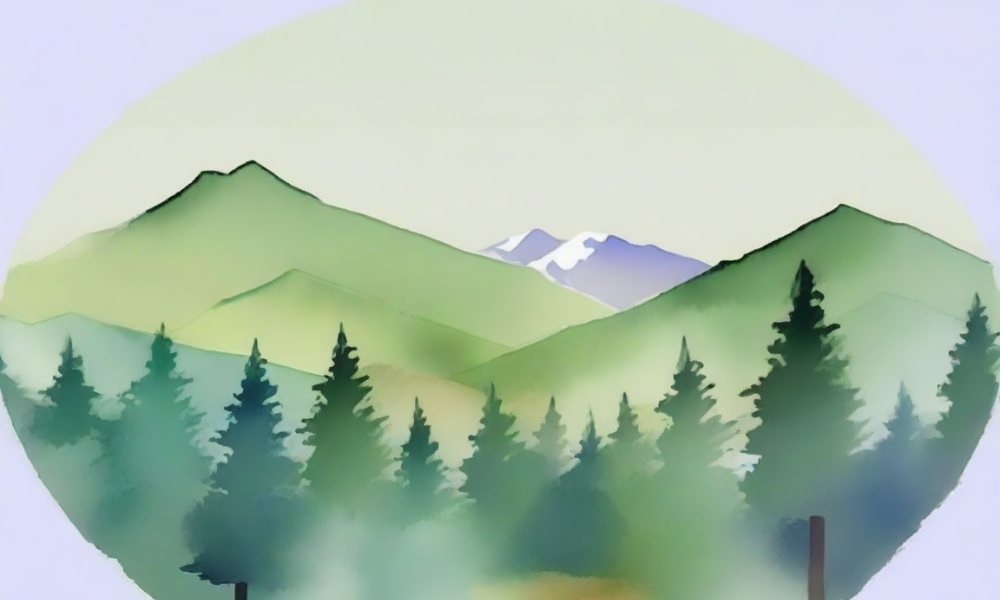 green mountains Pacific Norethwest