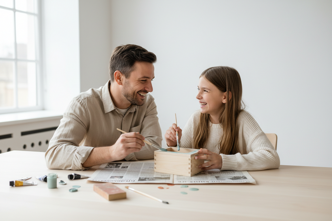 Father–Daughter Craft: Turning a Distressed Box Into a Memory That Lasts