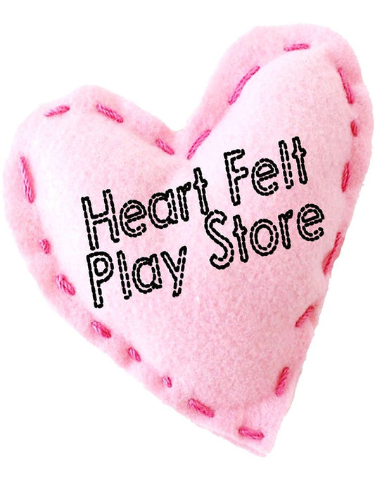 The felt heart was the first log of Heart Felt Play Store