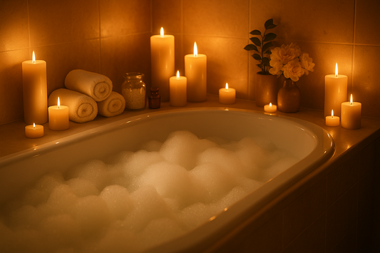 Relaxing candles around the bathtub - but are they safe?
