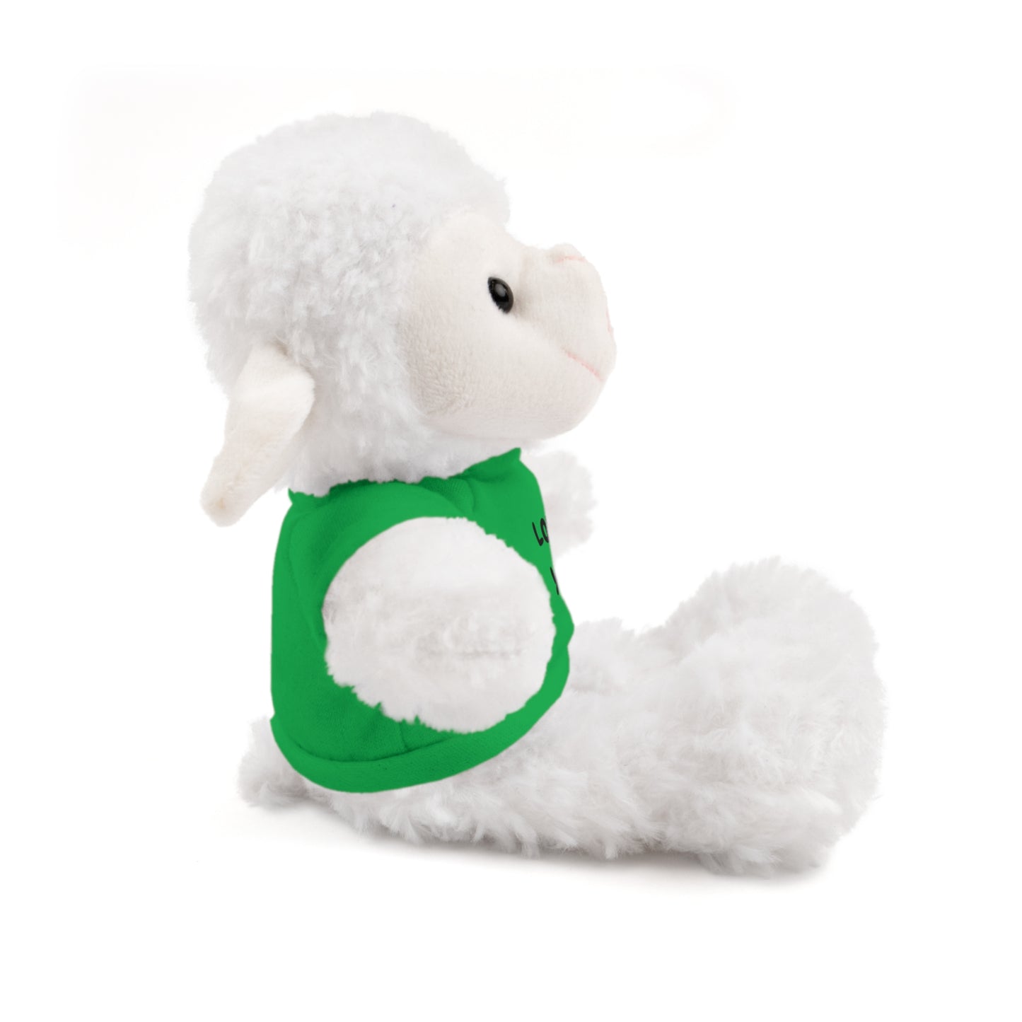'Love You' Plush Animal with Tee — Cute & Cuddly Stuff with Support for your Home Team