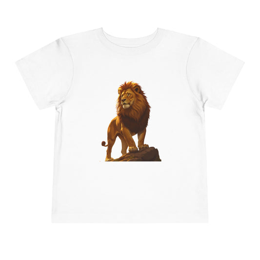 Toddler Lion Tee — "Guess What Animal I Am" Safari Nature Shirt