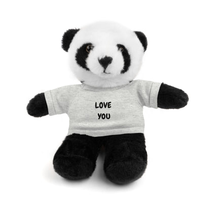 'Love You' Plush Animal with Tee — Cute & Cuddly Stuff with Support for your Home Team