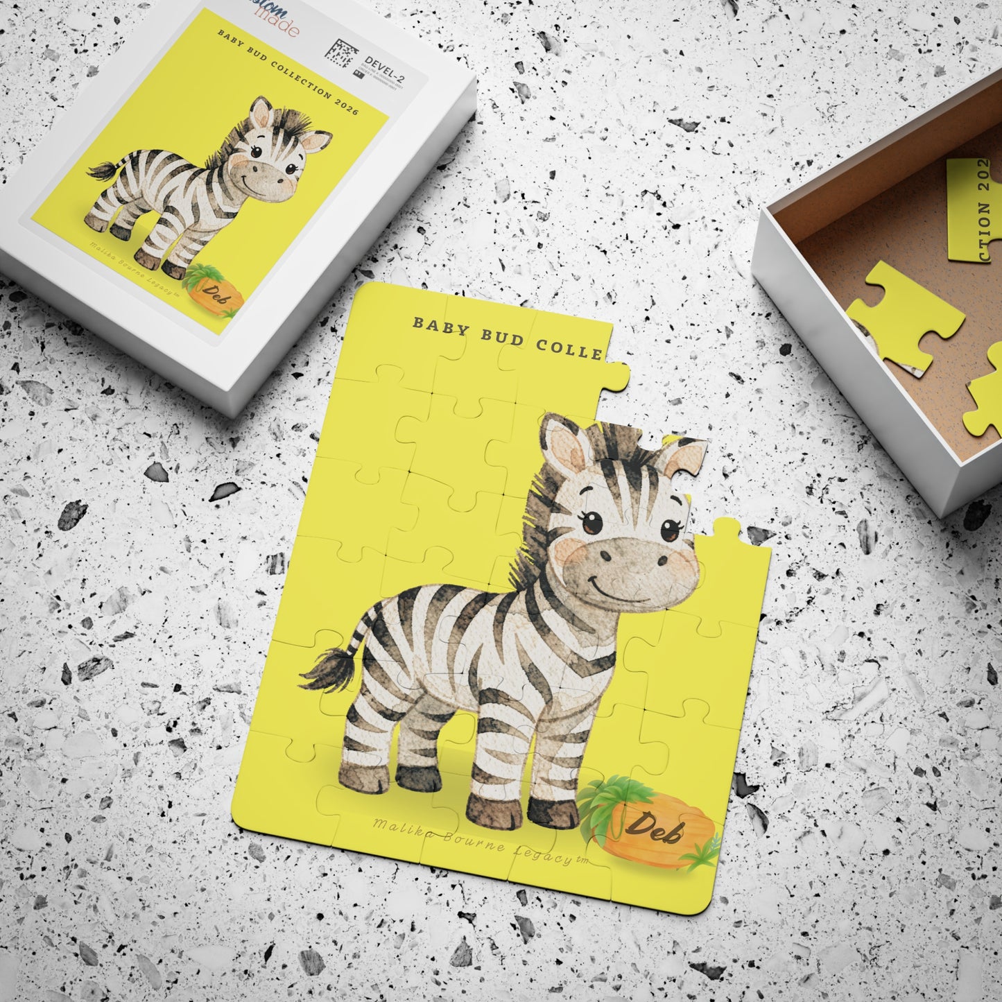 Deb Zebra — 30-Piece Kids' Puzzle (Baby Bud Collection)