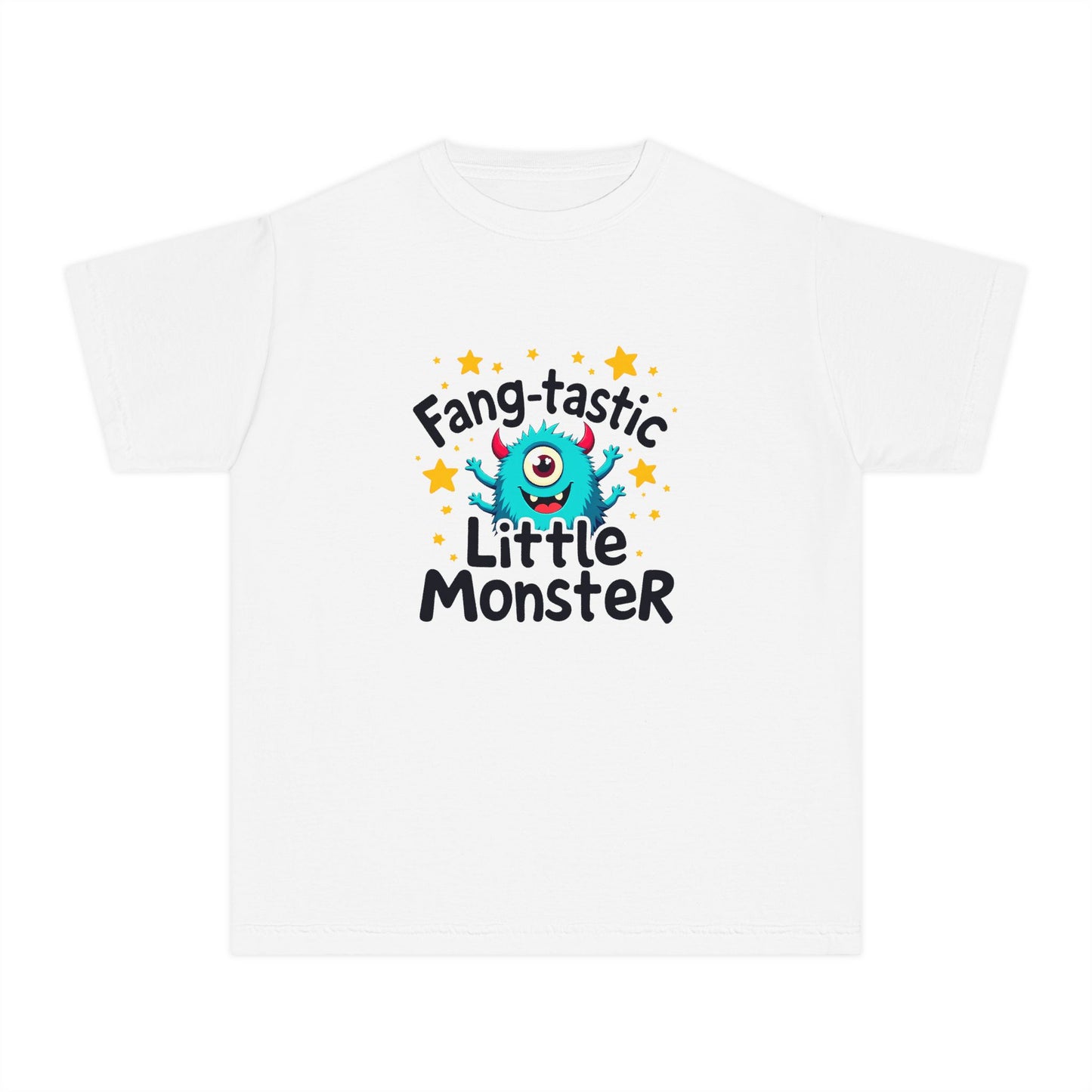 Fang-tastic Little Monster Youth Tee — Cute Kid Halloween Shirt