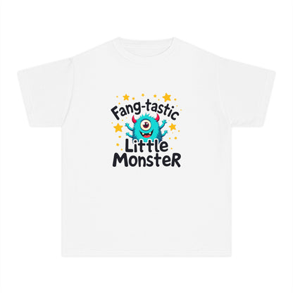 Fang-tastic Little Monster Youth Tee — Cute Kid Halloween Shirt
