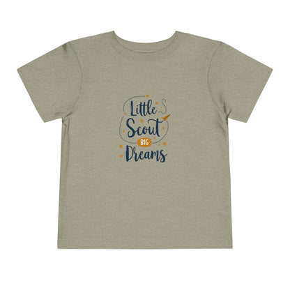Toddler Tee — “Little Scout BIG Dreams” | Little Explorer Adventure Shirt