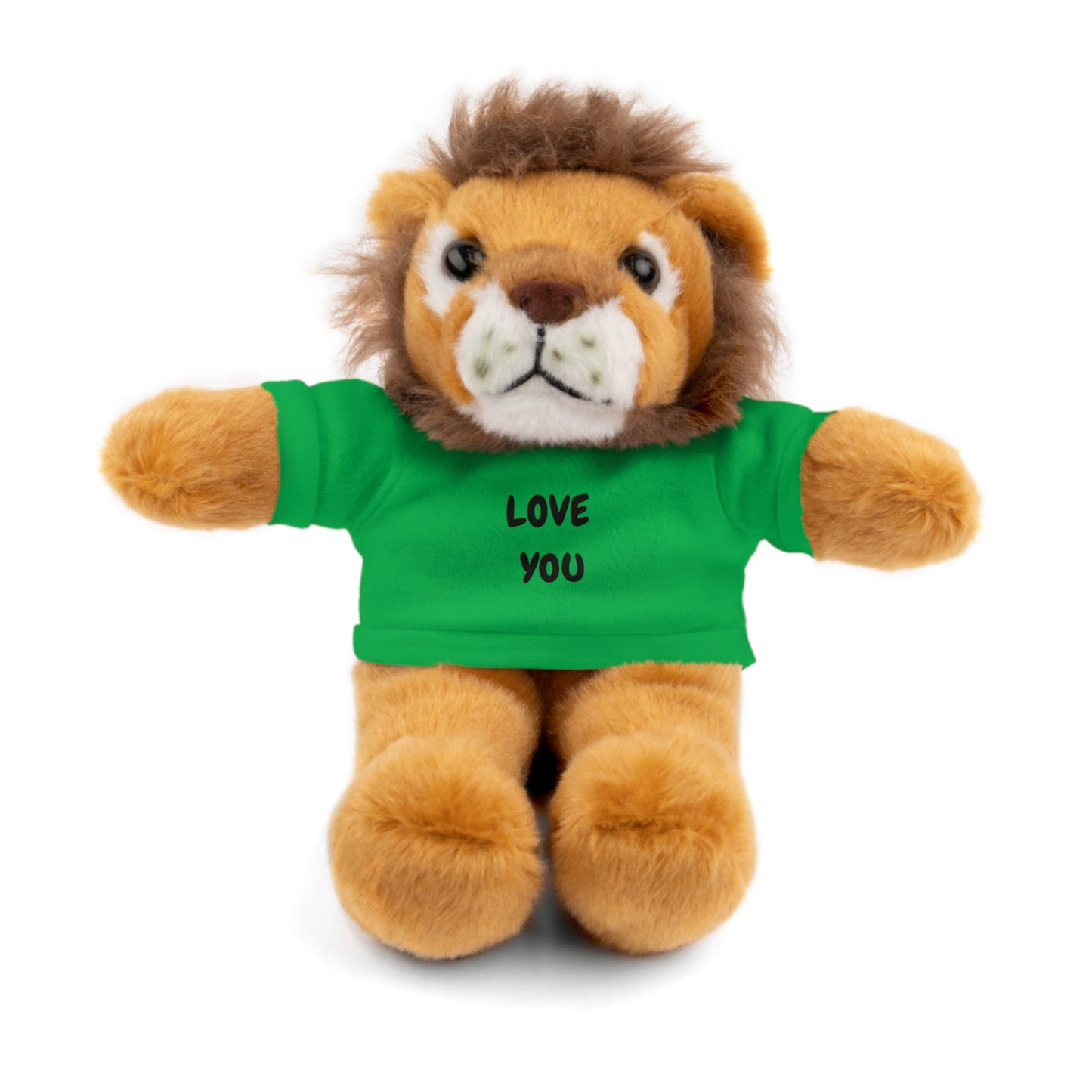 'Love You' Plush Animal with Tee — Cute & Cuddly Stuff with Support for your Home Team
