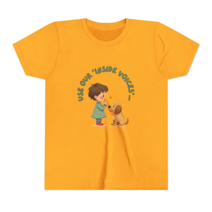 Affirmation Kids T‑Shirt – I Can Use My "Inside Voice" – Back to School Confidence Tee