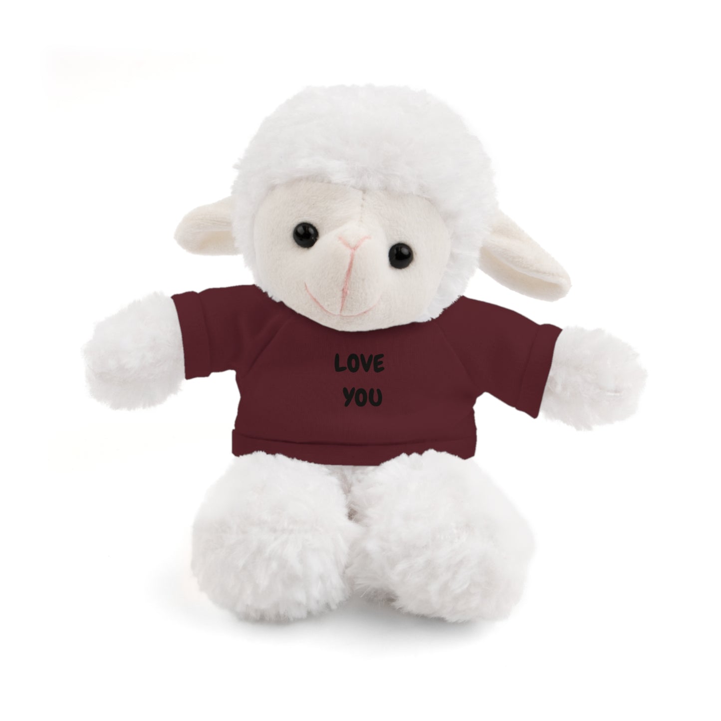 'Love You' Plush Animal with Tee — Cute & Cuddly Stuff with Support for your Home Team