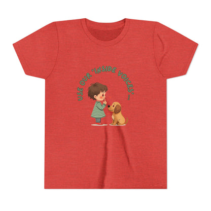 Affirmation Kids T‑Shirt – I Can Use My "Inside Voice" – Back to School Confidence Tee