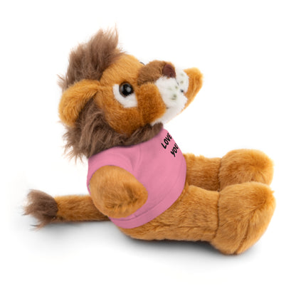 'Love You' Plush Animal with Tee — Cute & Cuddly Stuff with Support for your Home Team