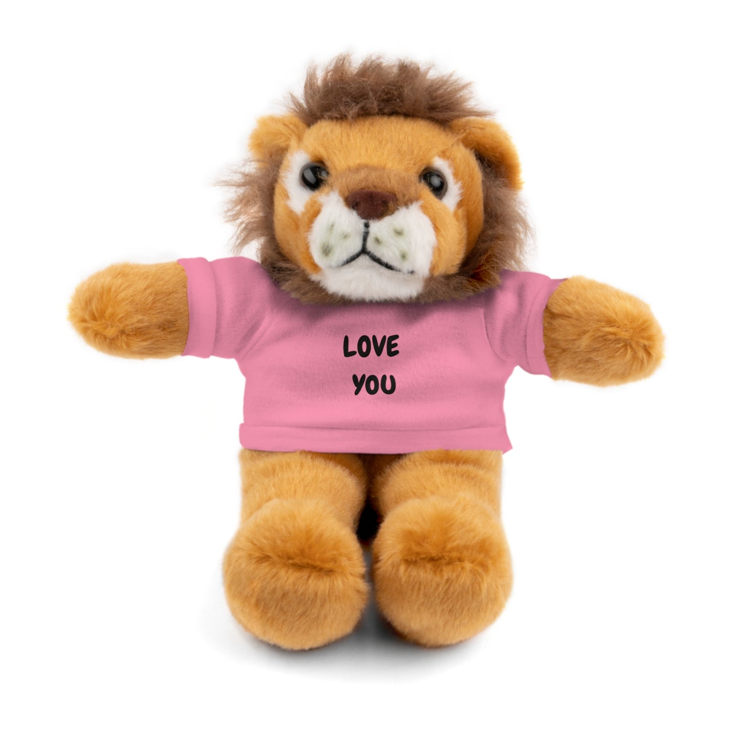 'Love You' Plush Animal with Tee — Cute & Cuddly Stuff with Support for your Home Team