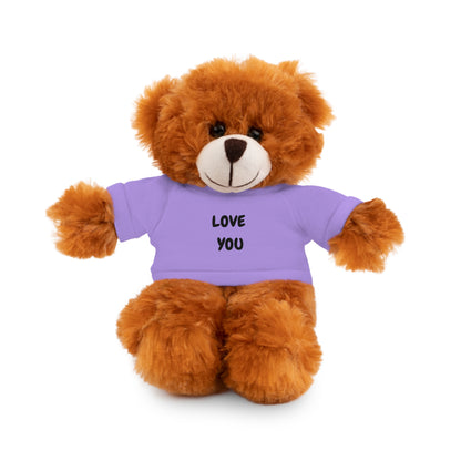 'Love You' Plush Animal with Tee — Cute & Cuddly Stuff with Support for your Home Team