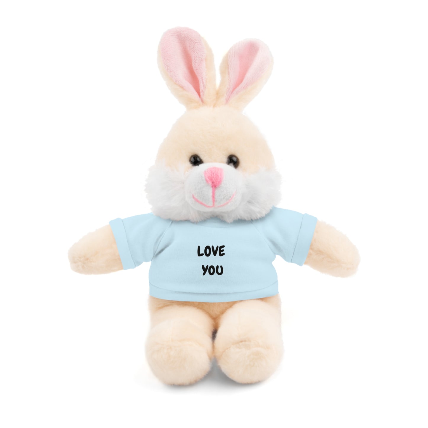 'Love You' Plush Animal with Tee — Cute & Cuddly Stuff with Support for your Home Team