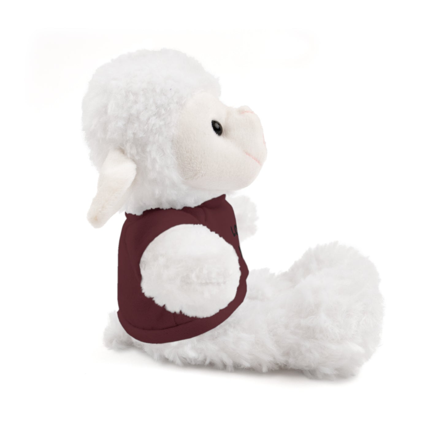 'Love You' Plush Animal with Tee — Cute & Cuddly Stuff with Support for your Home Team