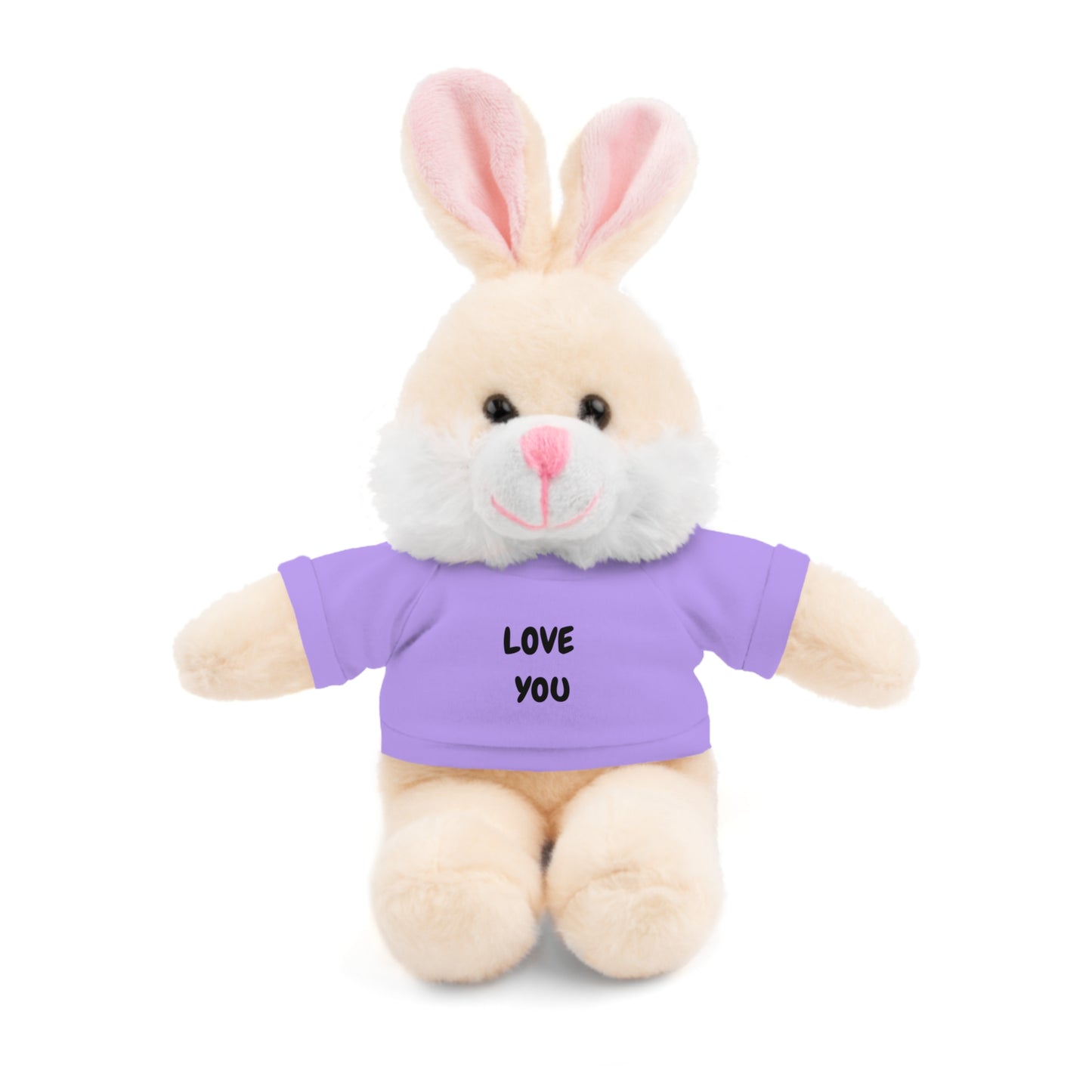 'Love You' Plush Animal with Tee — Cute & Cuddly Stuff with Support for your Home Team