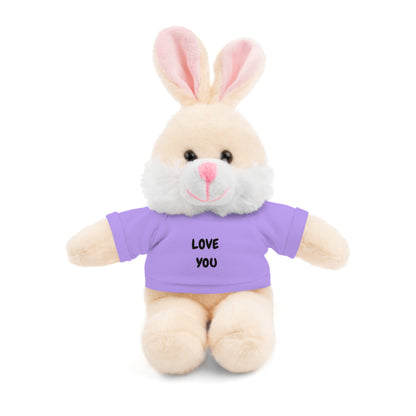 'Love You' Plush Animal with Tee — Cute & Cuddly Stuff with Support for your Home Team