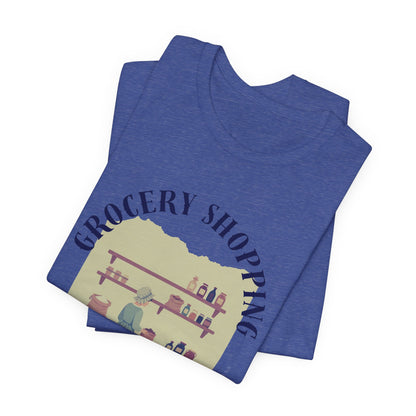 Everyday Errands Tee — Grocery Front, 1776 Store List Back