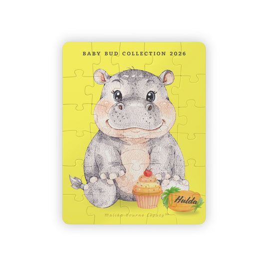 Hulda the Hippo — 30‑Piece Kids' Puzzle (Baby Bud Collection)