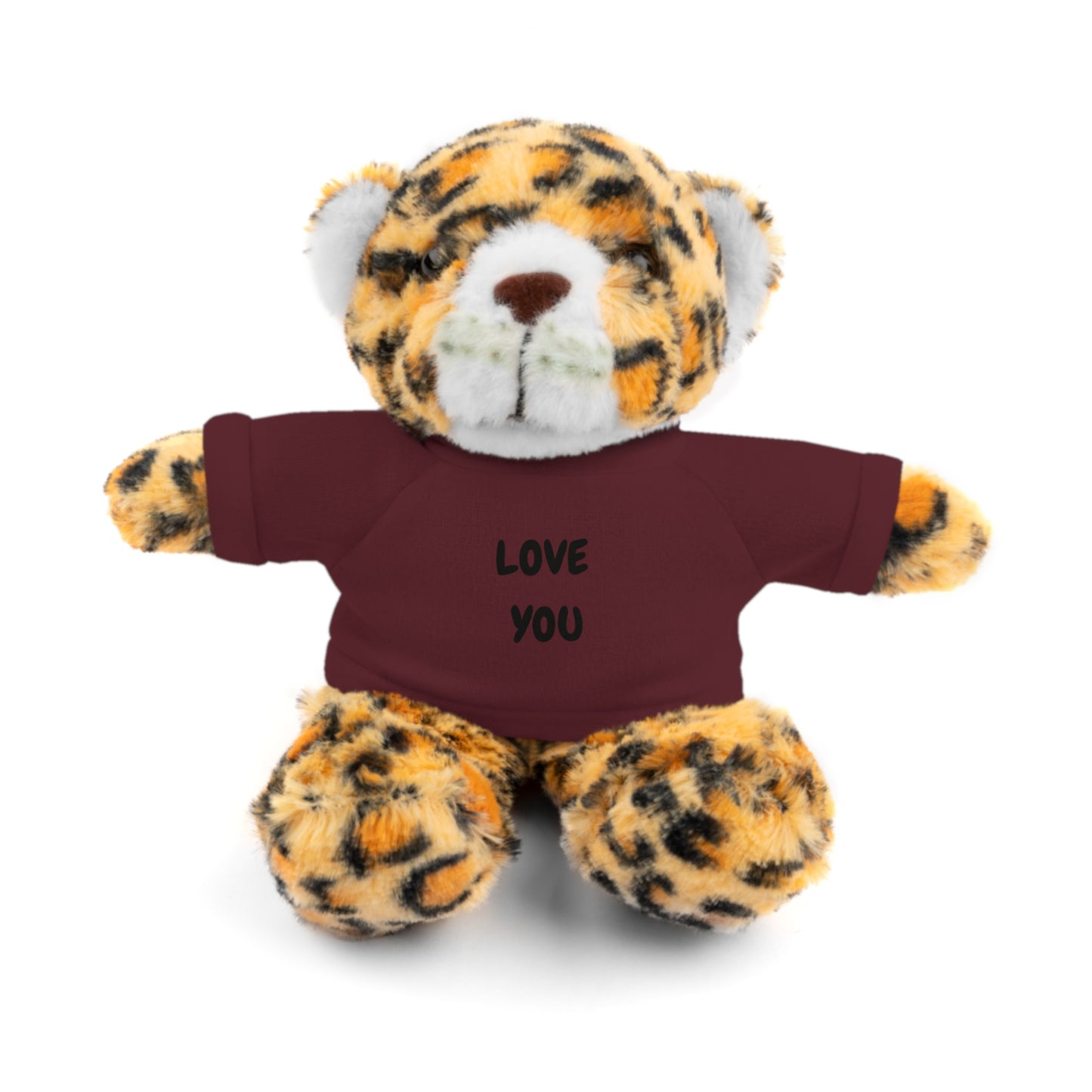 'Love You' Plush Animal with Tee — Cute & Cuddly Stuff with Support for your Home Team