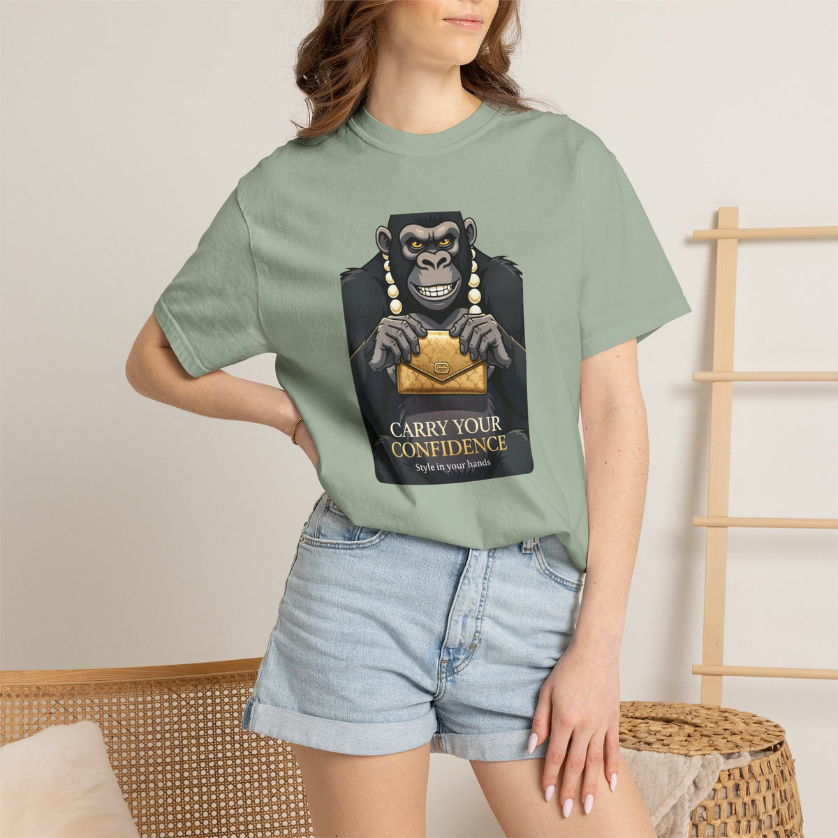 Girl‑Girl™ 01A · “Carry Your Confidence” Unisex Tee