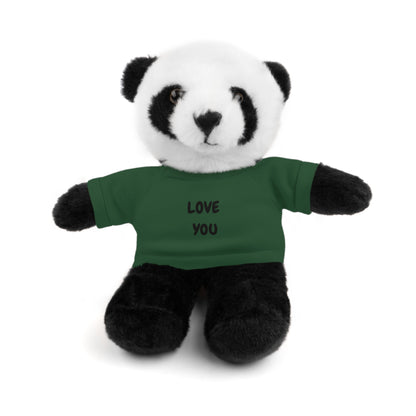 'Love You' Plush Animal with Tee — Cute & Cuddly Stuff with Support for your Home Team