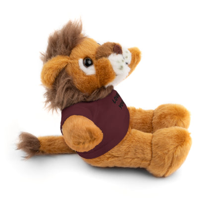'Love You' Plush Animal with Tee — Cute & Cuddly Stuff with Support for your Home Team