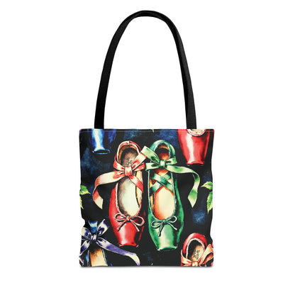 EcoTote: Colorful Ballet Slippers — All‑Over Dance Shoes Carry‑All