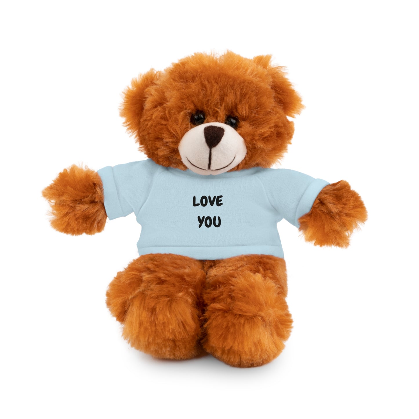 'Love You' Plush Animal with Tee — Cute & Cuddly Stuff with Support for your Home Team