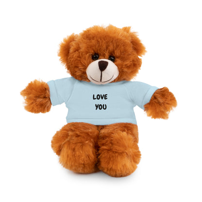 'Love You' Plush Animal with Tee — Cute & Cuddly Stuff with Support for your Home Team