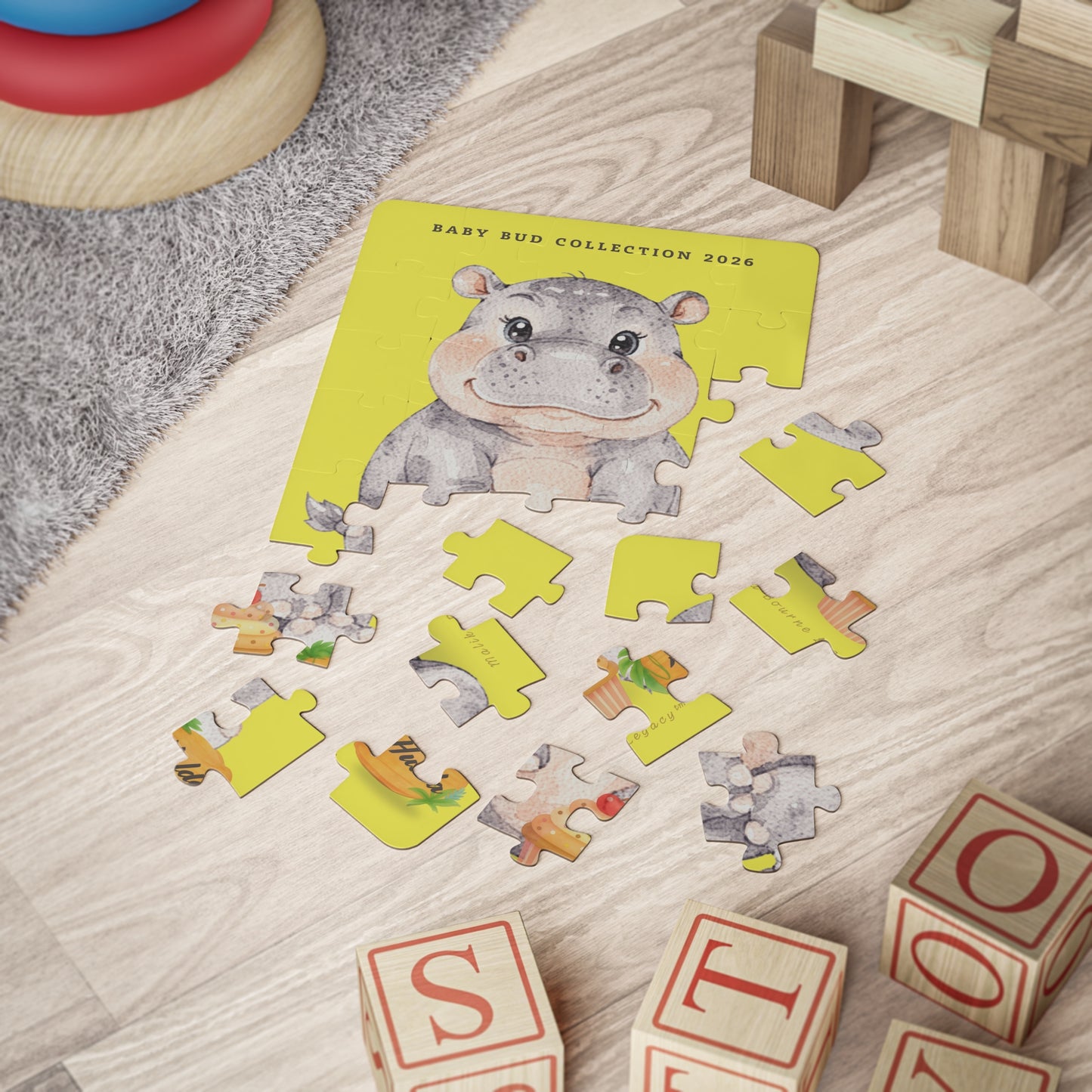 Hulda the Hippo — 30‑Piece Kids' Puzzle (Baby Bud Collection)