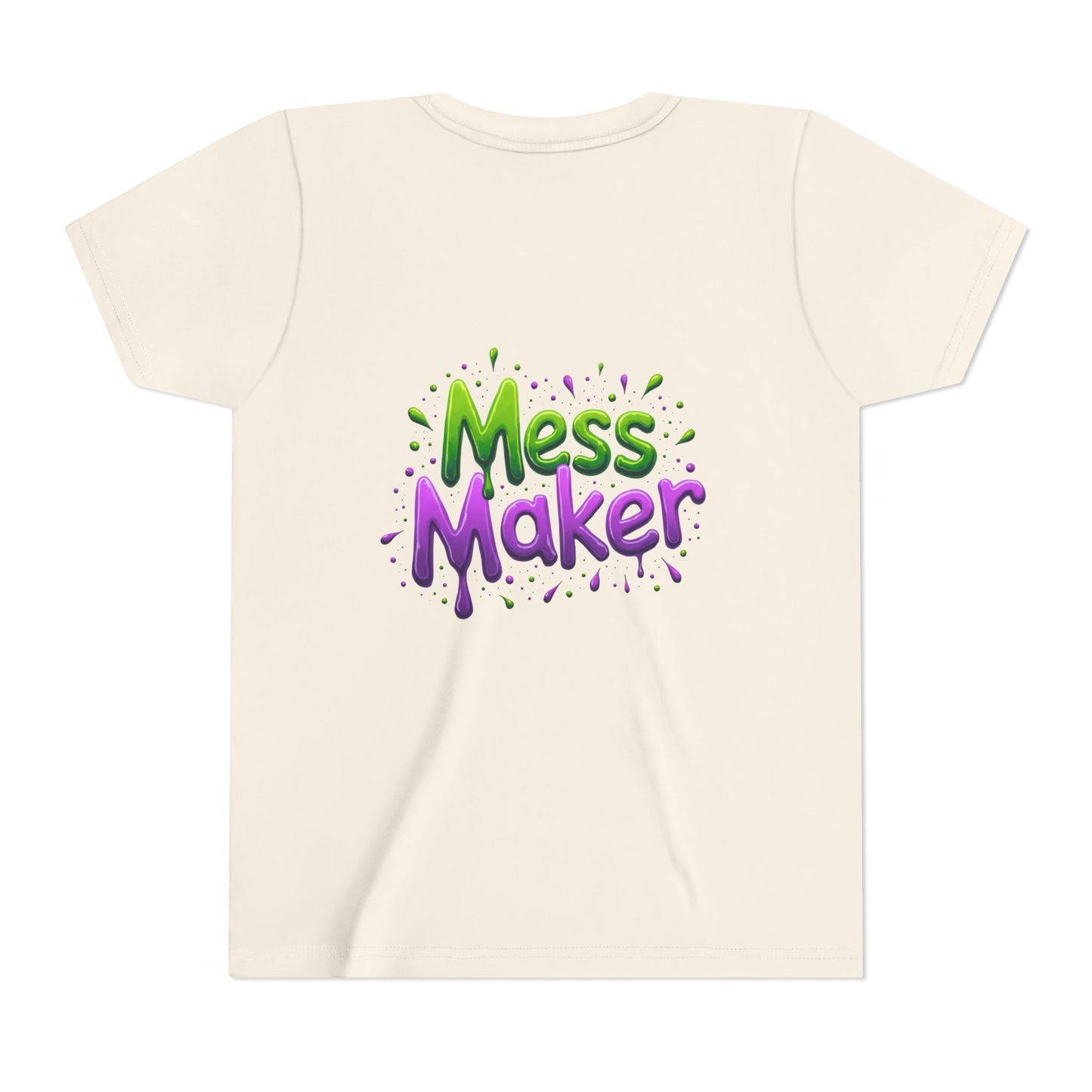Youth Tee — "Mess Maker" Kids T‑Shirt (Playful Paint Splatter Design)