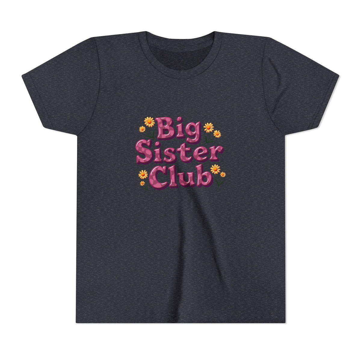 Youth Tee — “Big Sister Club” | Sibling Announcement Kids T‑Shirt