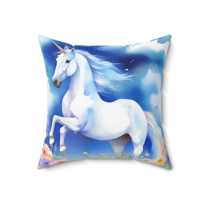 Pillow: Unicorn Magic Square Pillow — Decorative Cushion