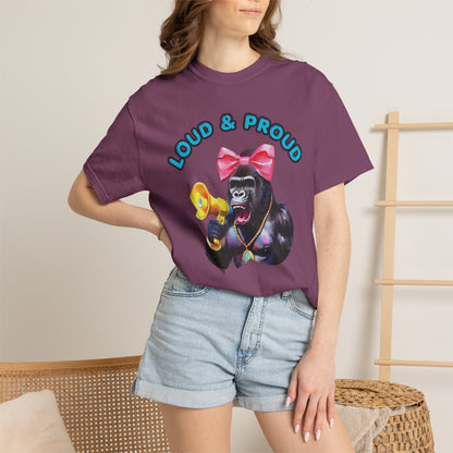 Girl‑Girl™ 01A · “Loud & Proud” Cheerleader Unisex Tee