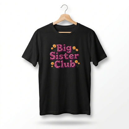 Youth Tee — “Big Sister Club” | Sibling Announcement Kids T‑Shirt
