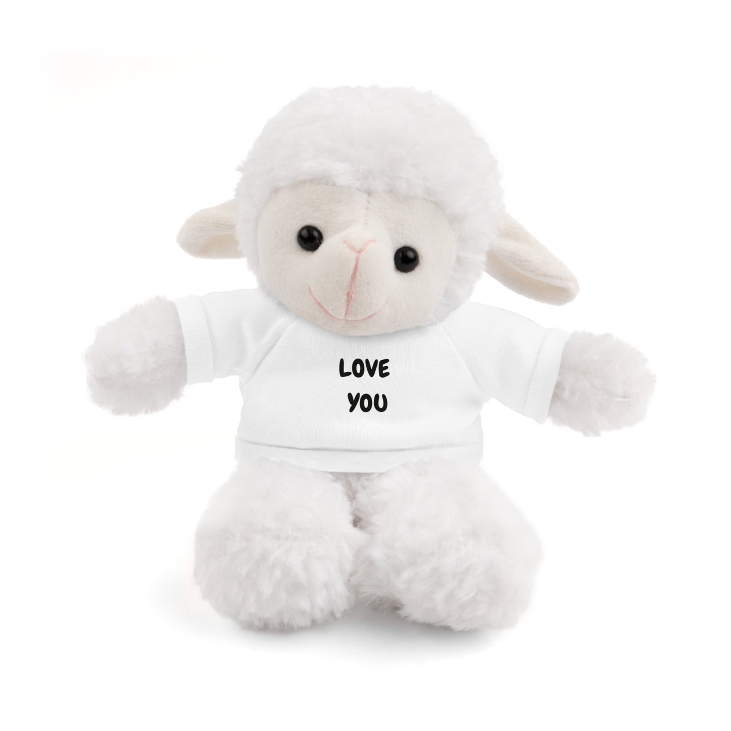 'Love You' Plush Animal with Tee — Cute & Cuddly Stuff with Support for your Home Team