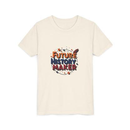 Youth Tee – "Future History Maker" Patriotic Kids T-Shirt (Boys & Girls)
