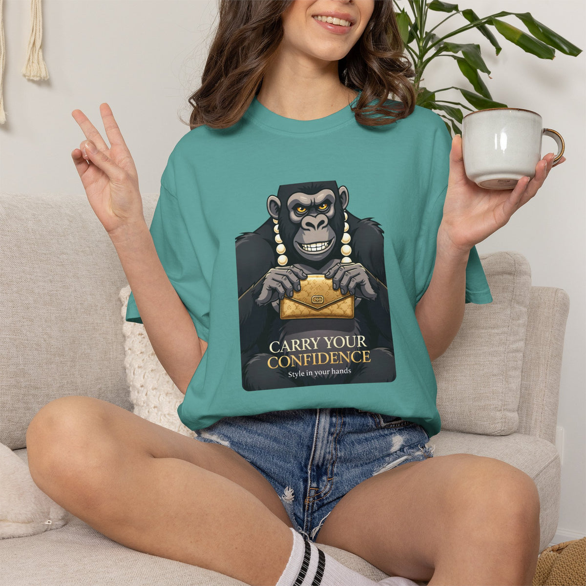 Girl‑Girl™ 01A · “Carry Your Confidence” Unisex Tee